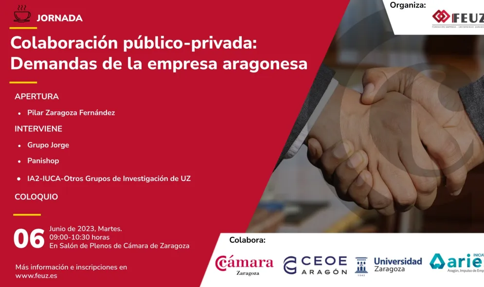 Participamos en las Jornadas de colaboración público-privada “Demandas de la empresa aragonesa” 