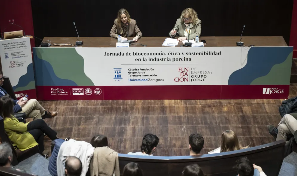 Celebramos la I Jornada de bioeconomía, ética y sostenibilidad en la industria porcina en la Universidad de Zaragoza 