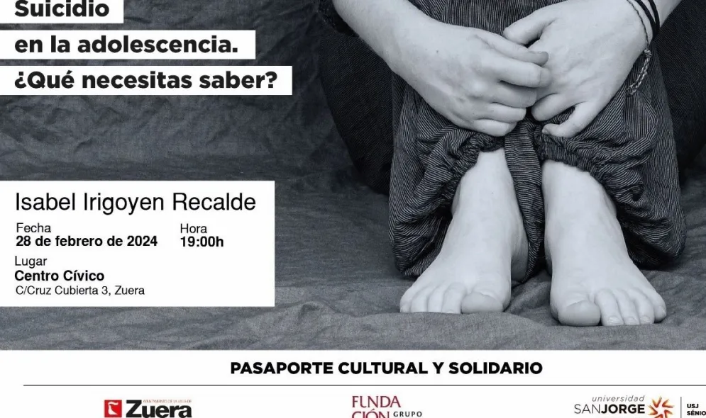 Organizamos nueva conferencia: "Suicidio en la adolescencia : ¿Qué necesitas saber?"