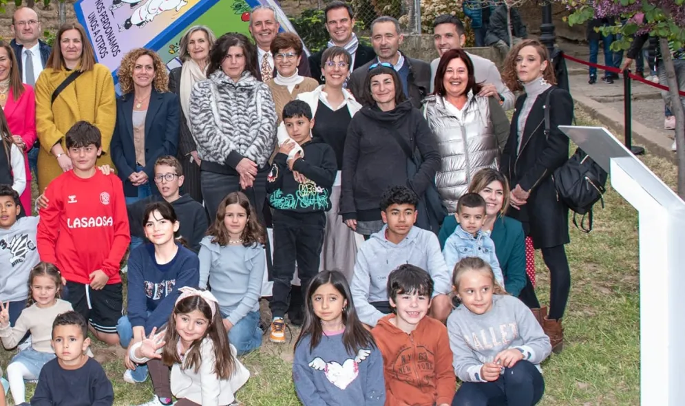 Inauguración Dado de la Paz de Bolea (Huesca)