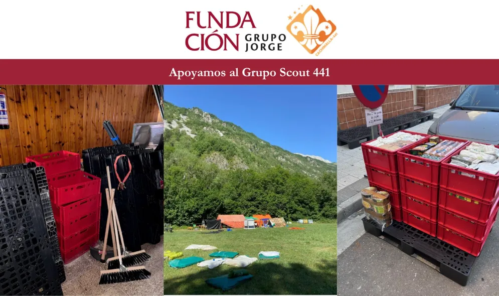 Donación material Grupo Scout 441