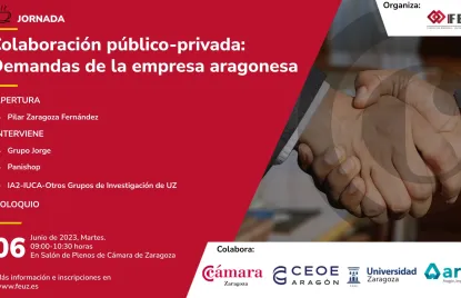 Participamos en las Jornadas de colaboración público-privada “Demandas de la empresa aragonesa” 