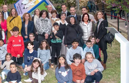 Inauguración Dado de la Paz de Bolea (Huesca)