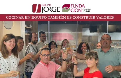 Cocinar en equipo también es construir en valores