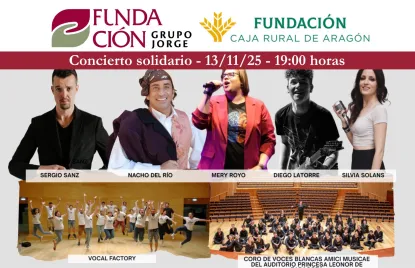 I edición concierto solidario junto a Fundación Caja Rural de Aragón